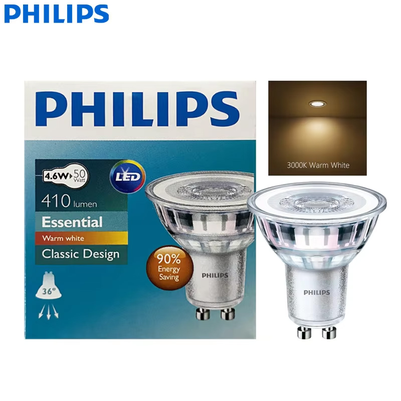 Philips Bulb Led Classic - PHILIPS GU10 PAR16 Ceiling Recessed LED