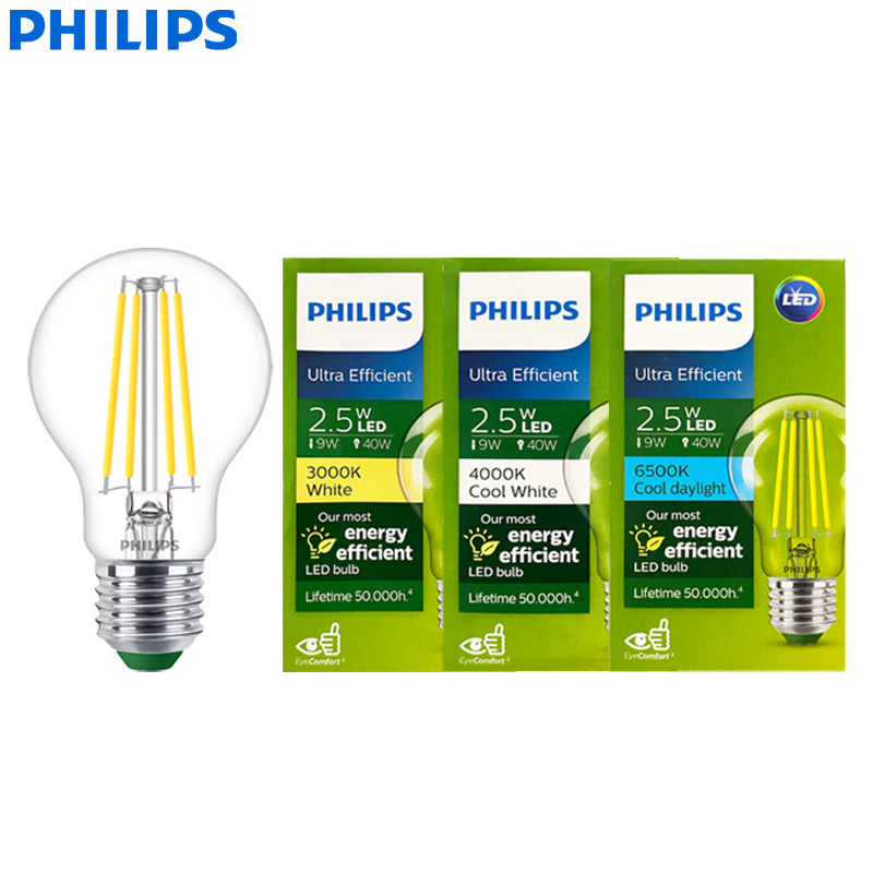 Philips Bulb Led Classic - Philips Ultra Efficient LED Filament Bulb