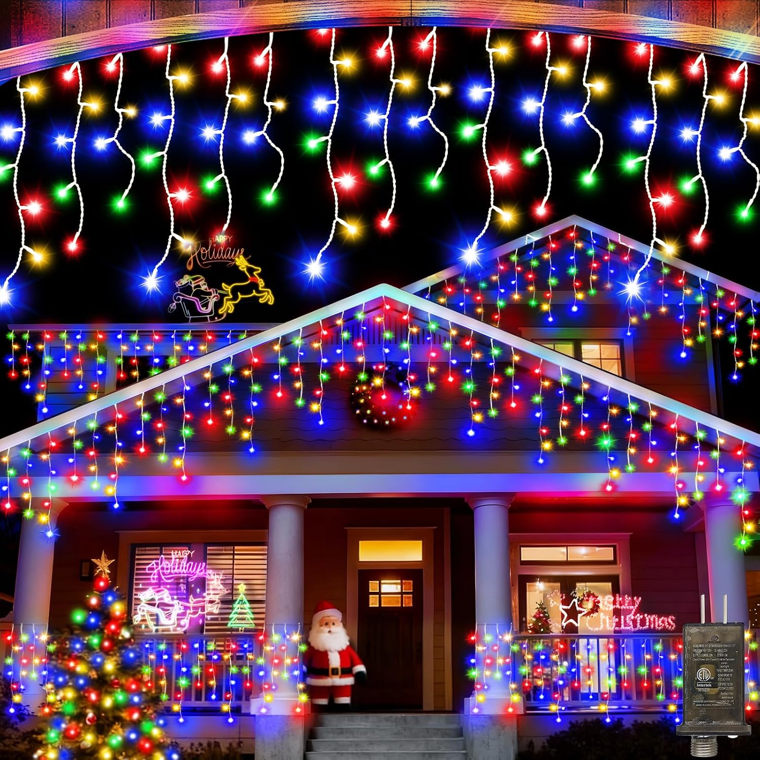 Lighting Christmas Decor - 1280 LED Christmas String Lights, 131