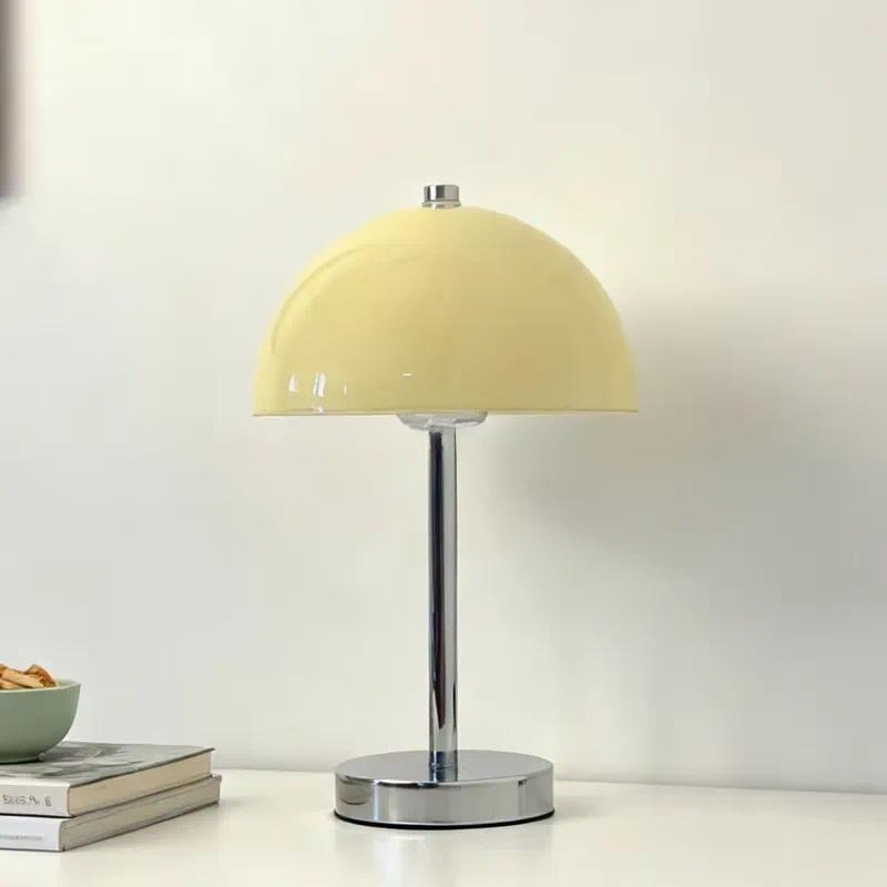 Lighting Decor Bedroom - Nordic Mushroom Desk Lamp Simple Cream