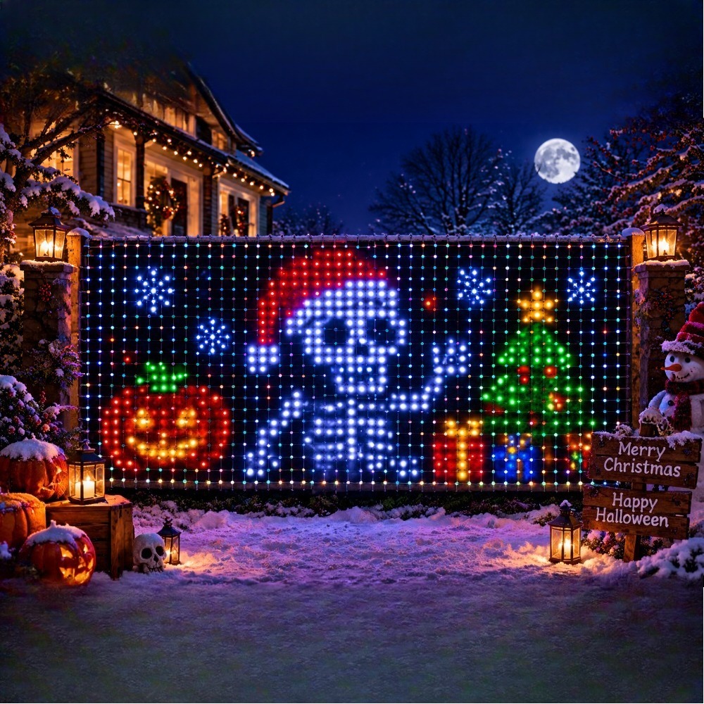 Lighting Christmas Decor - Novelty Decorative Christmas Net Lights Set