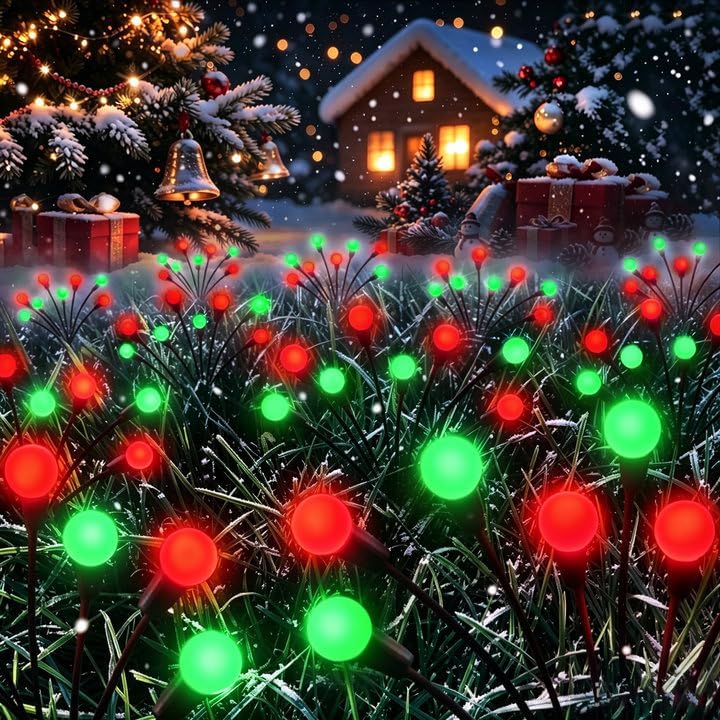 Solar Firefly Lights for Outdo - Lighting Christmas Decor ulasan dan harga