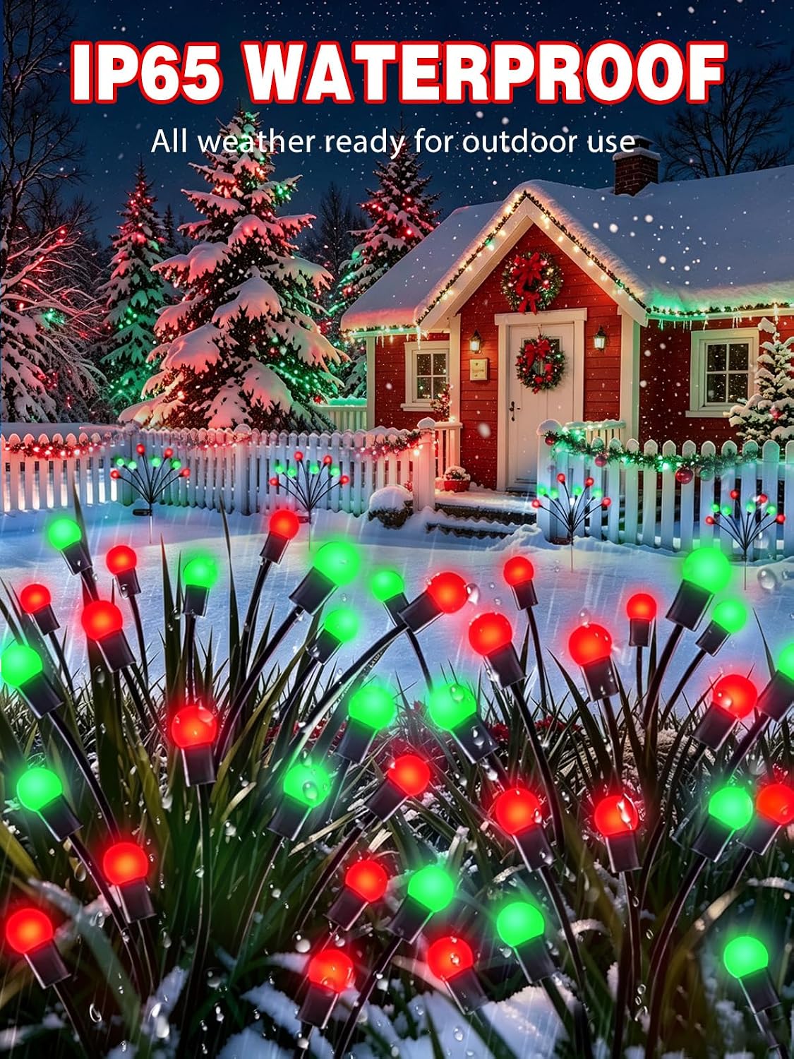 Solar Firefly Lights for Outdo - Lighting Christmas Decor ulasan dan harga