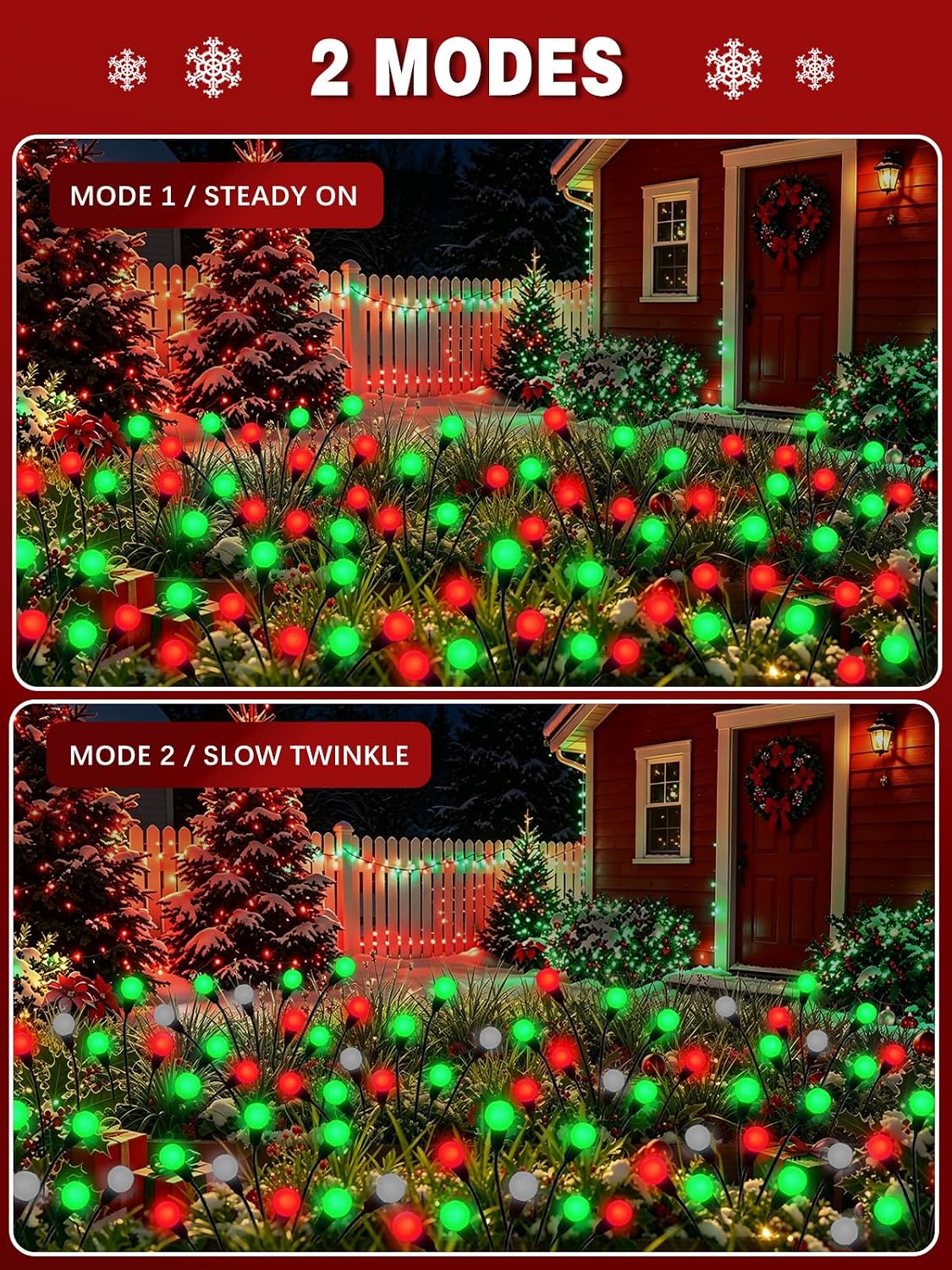 Solar Firefly Lights for Outdo - Lighting Christmas Decor ulasan dan harga