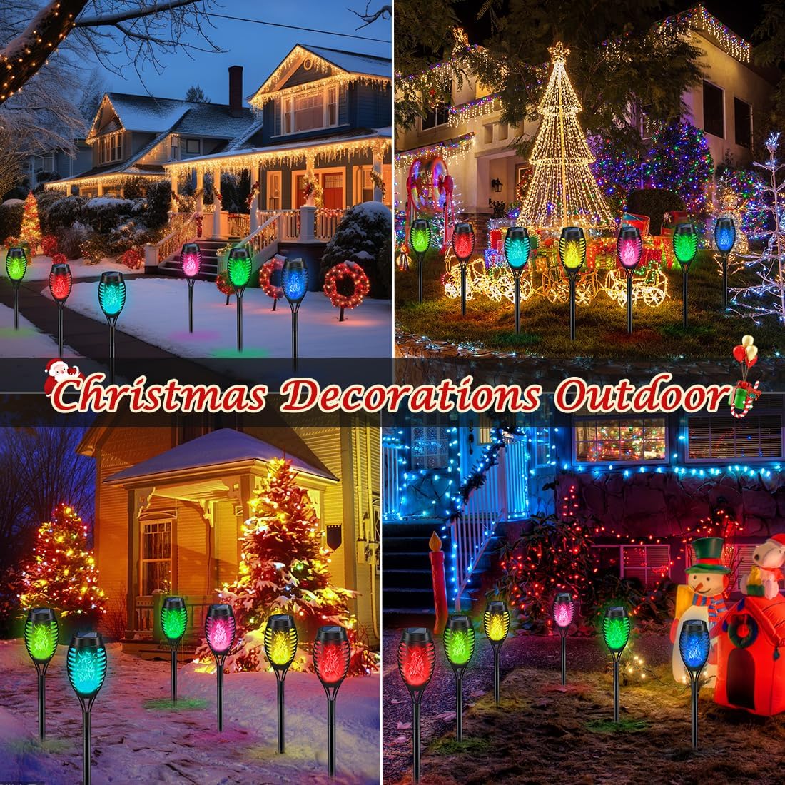 Solar Christmas Lights for Out - Lighting Christmas Decor ulasan dan harga