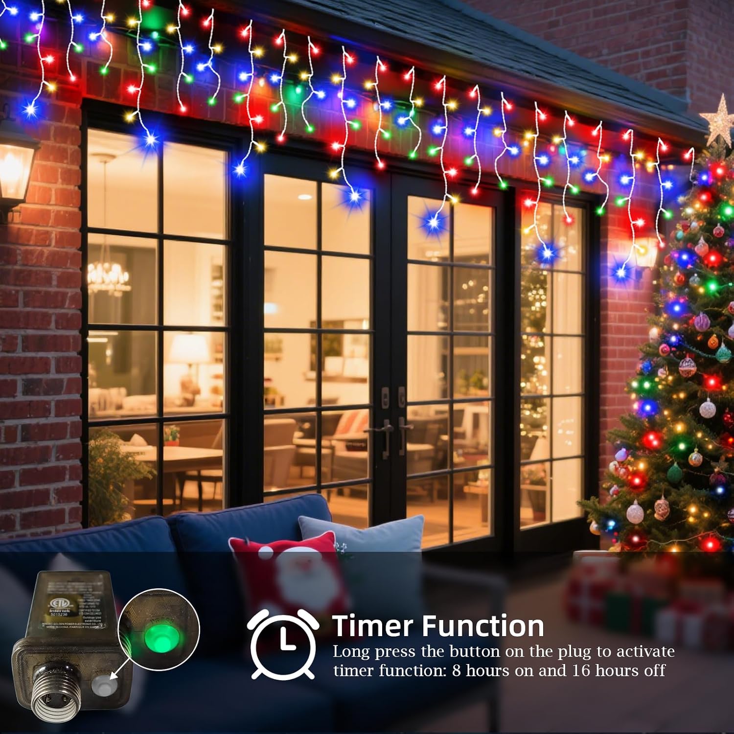 1280 LED Christmas String Ligh - Lighting Christmas Decor ulasan dan harga