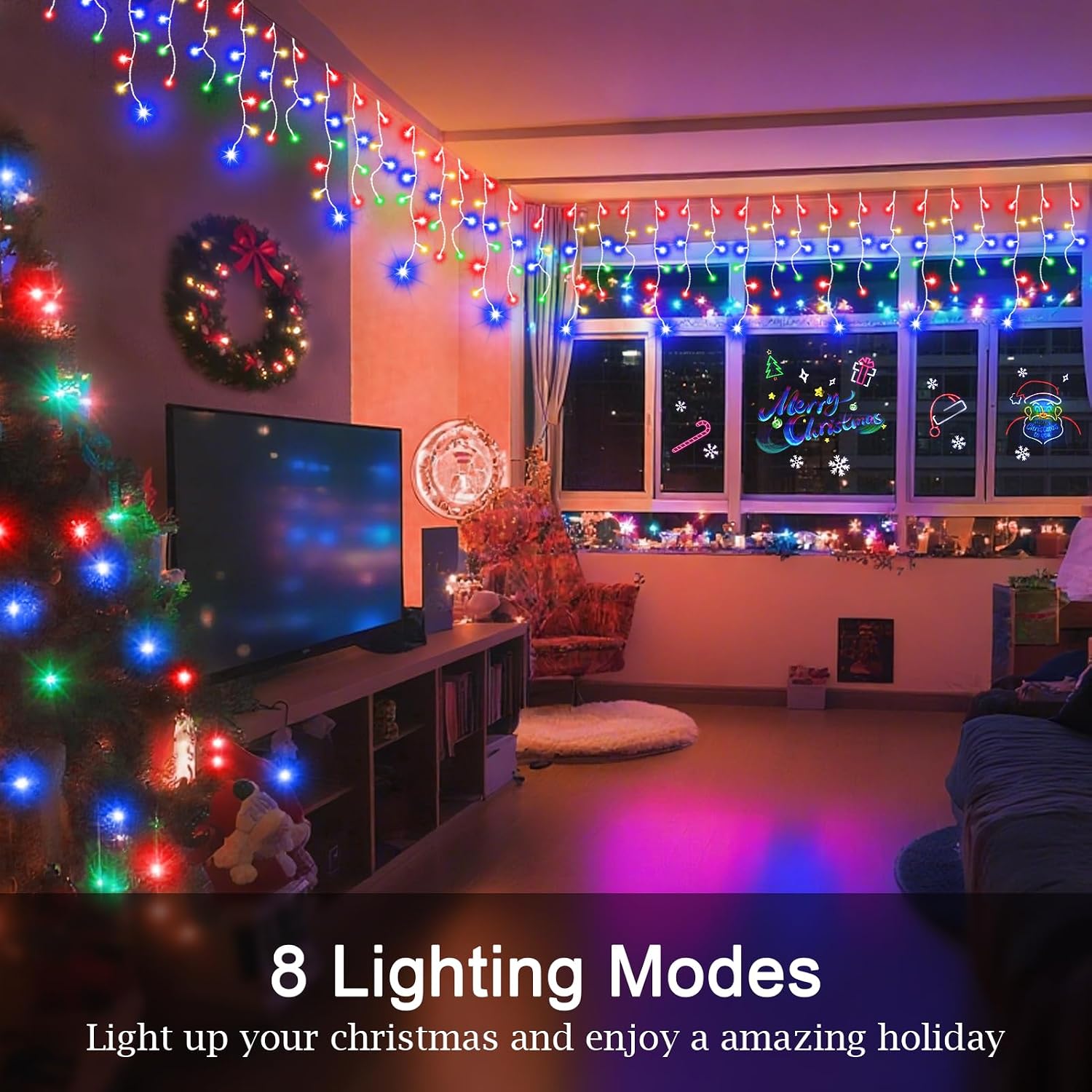 1280 LED Christmas String Ligh - Lighting Christmas Decor ulasan dan harga