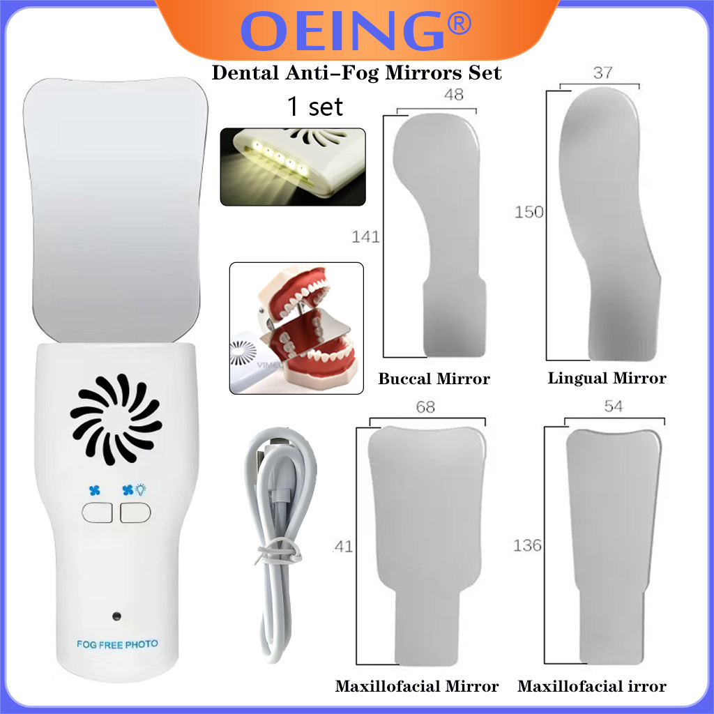 AG Dental Anti-Fog Mirrors Set - Lighting Visual ulasan dan harga