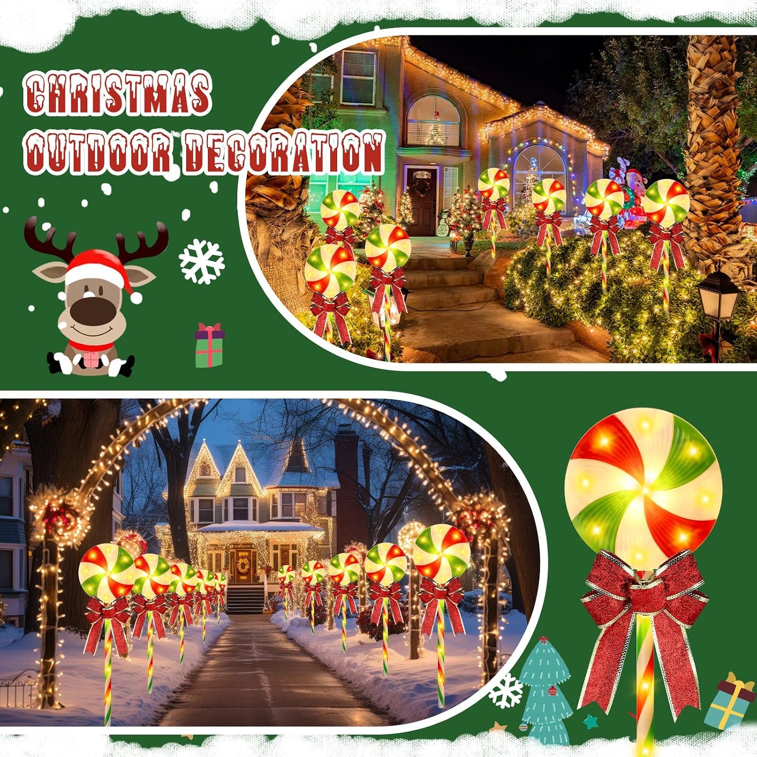 Christmas Pathway Marker Light - Lighting Christmas Decor ulasan dan harga