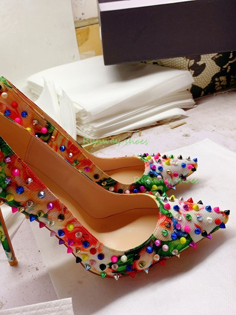 Printing Pointed High heel Mul - Up Lighting Decor ulasan dan harga