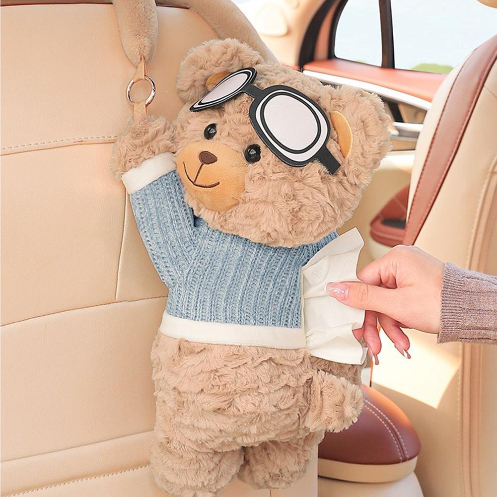 Cute Bear Car Tissue Box Holde - Lighting Mcqueen Bedroom Decor ulasan dan harga