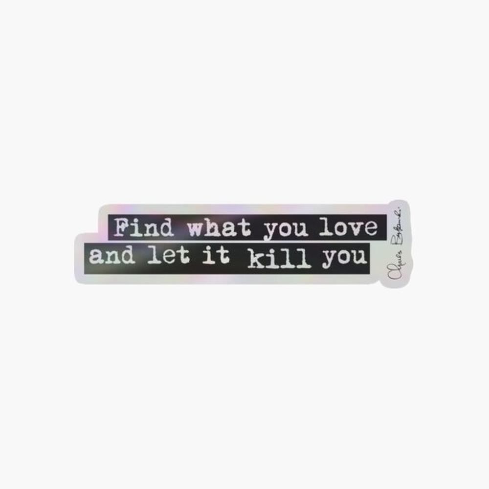 Bukowski quote Holographic Sti - Lighting Mcqueen Bedroom Decor ulasan dan harga
