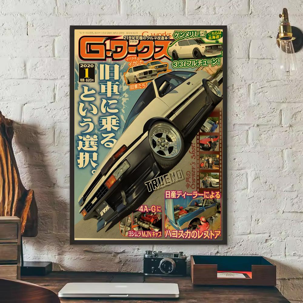 Retro Japanese cars J-JDM Post - Lighting Mcqueen Bedroom Decor ulasan dan harga