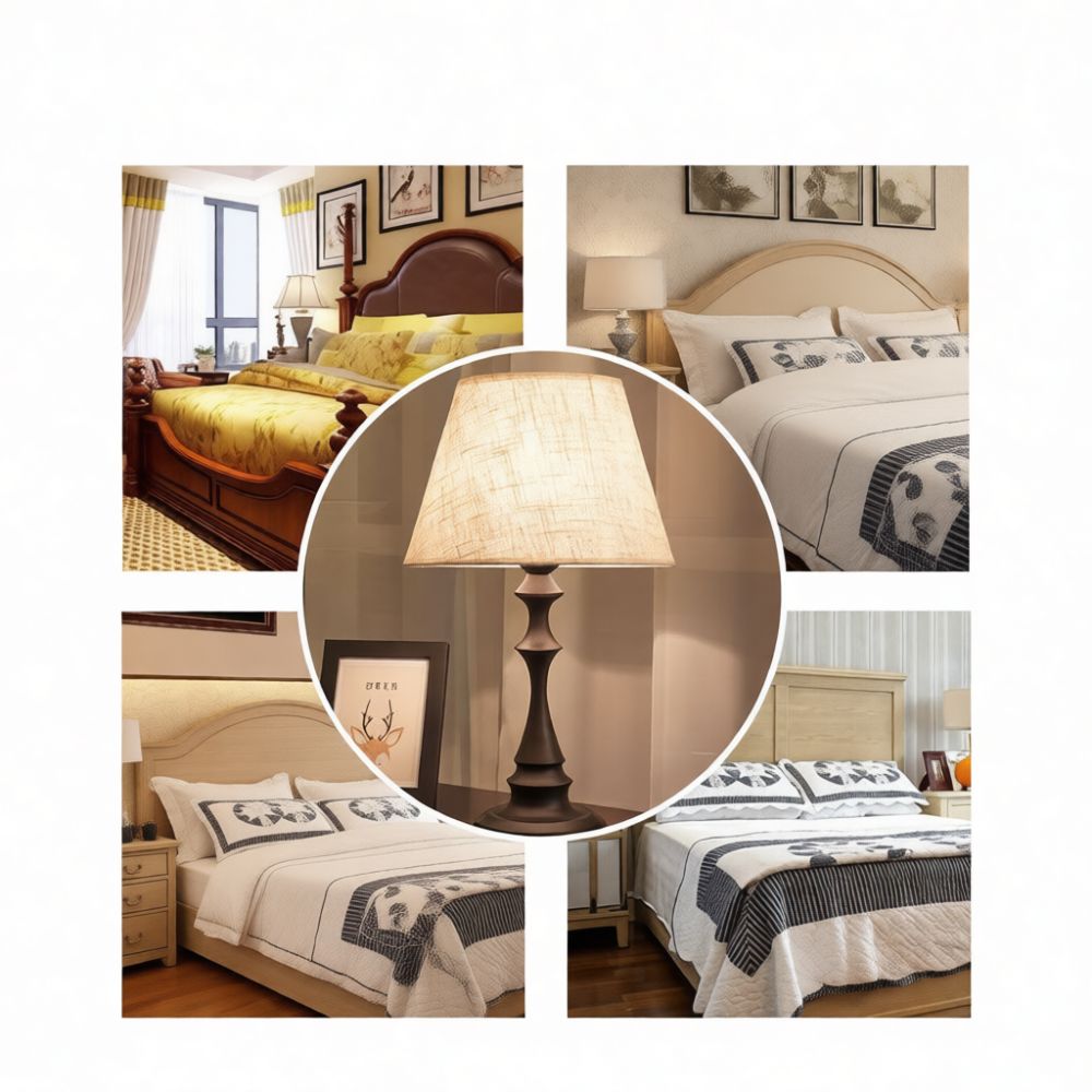 Decorative Table Lamp American - Lighting Decor Bedroom ulasan dan harga