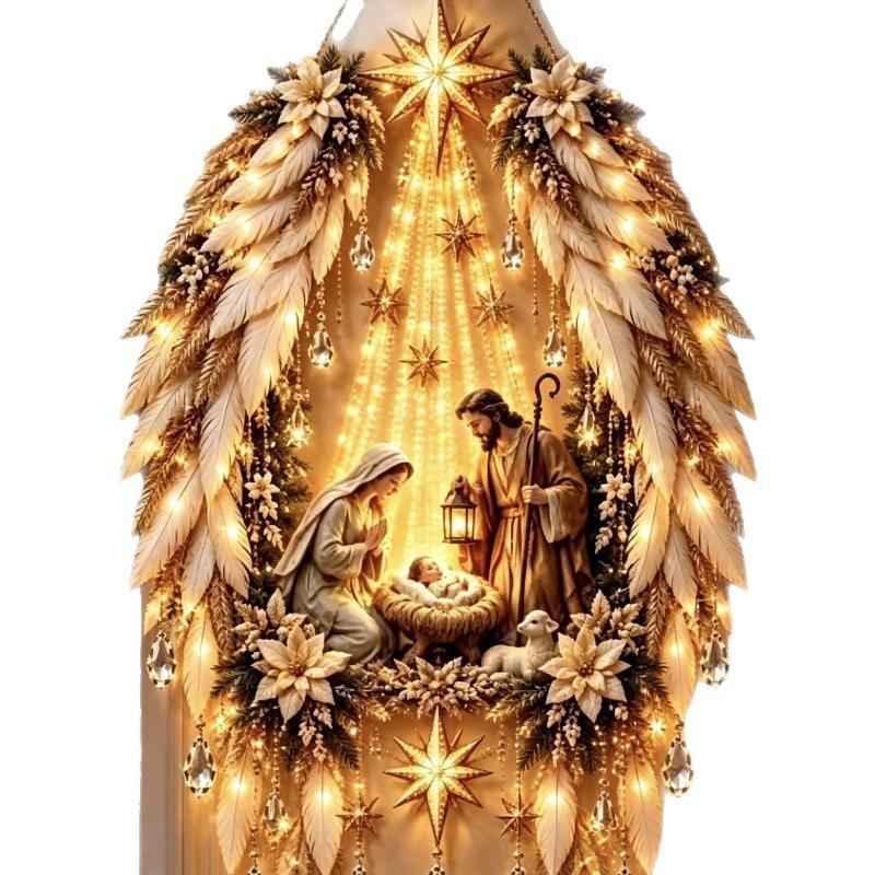 Bethlehem Star LED Wall Hangin - Lighting Christmas Decor ulasan dan harga